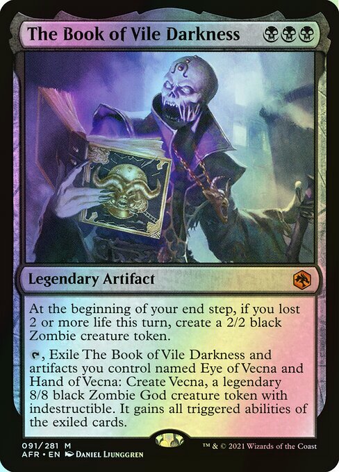 The Book of Vile Darkness (Adventures in the Forgotten Realms) #91 