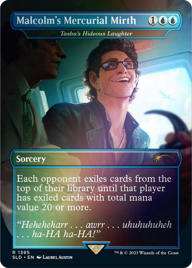 Secret Lair Drop: Secret Lair x Jurassic World: Ian Malcolm - Traditional Foil Edition