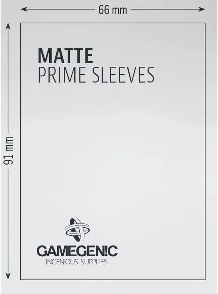 Gamegenic Prime Sleeves Matte: Lime (100)