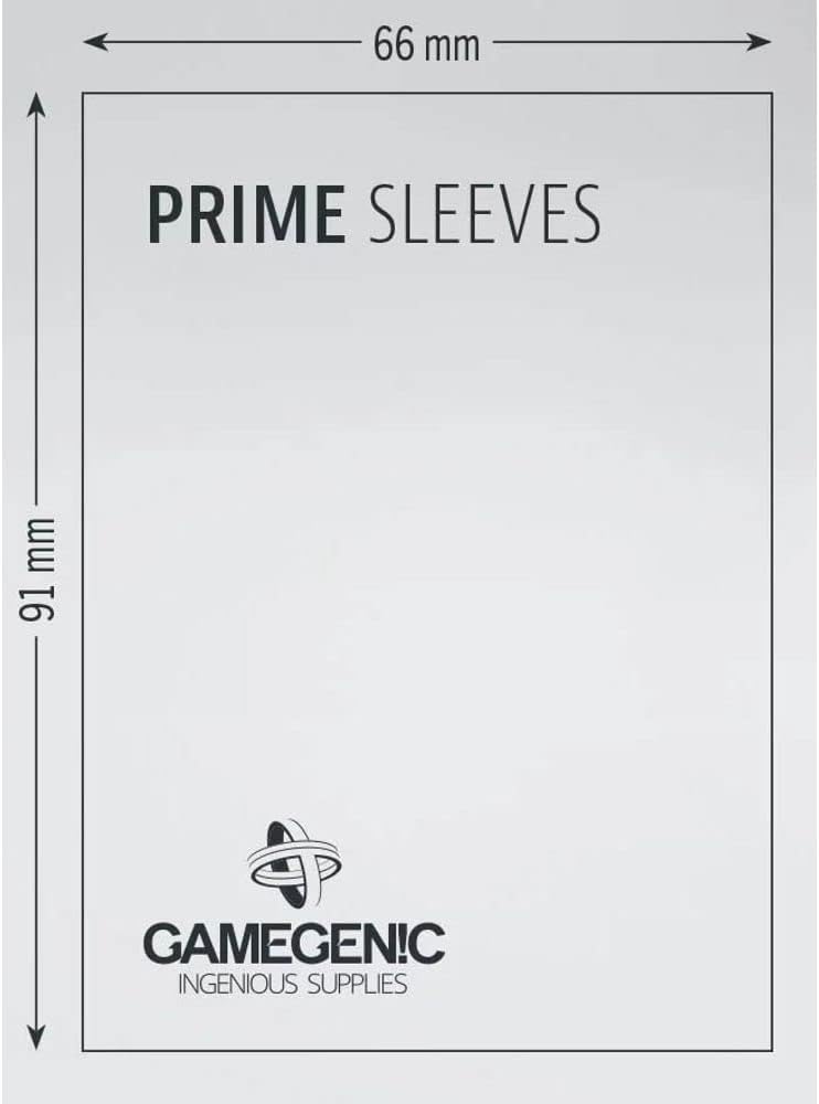 Gamegenic Prime Sleeves: Green (100)