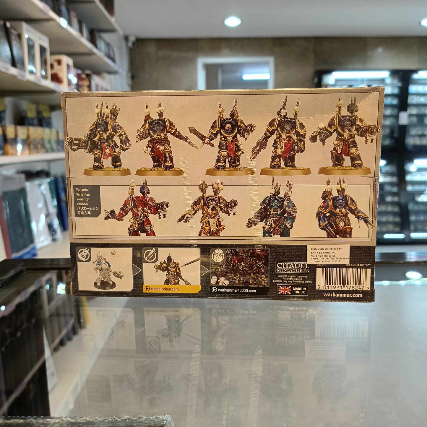 43-19 Warhammer 40K Chaos Space Marines Chaos Terminator Squad