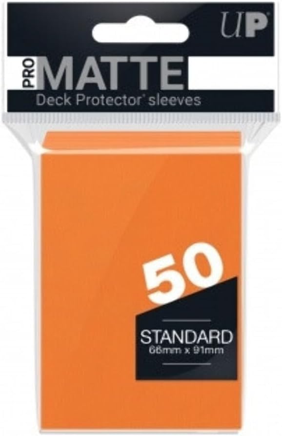 Ultra PRO Matte Standard Deck Protector Sleeves 50ct - Orange