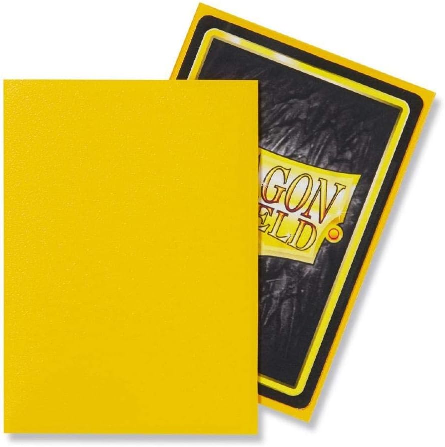 Dragon Shield Matte Sleeves - Yellow (100-Pack)