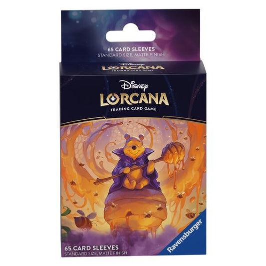 Lorcana TCG Card Sleeve Pack - Winnie The Pooh – Hunny Wizard (65 Sleeves)