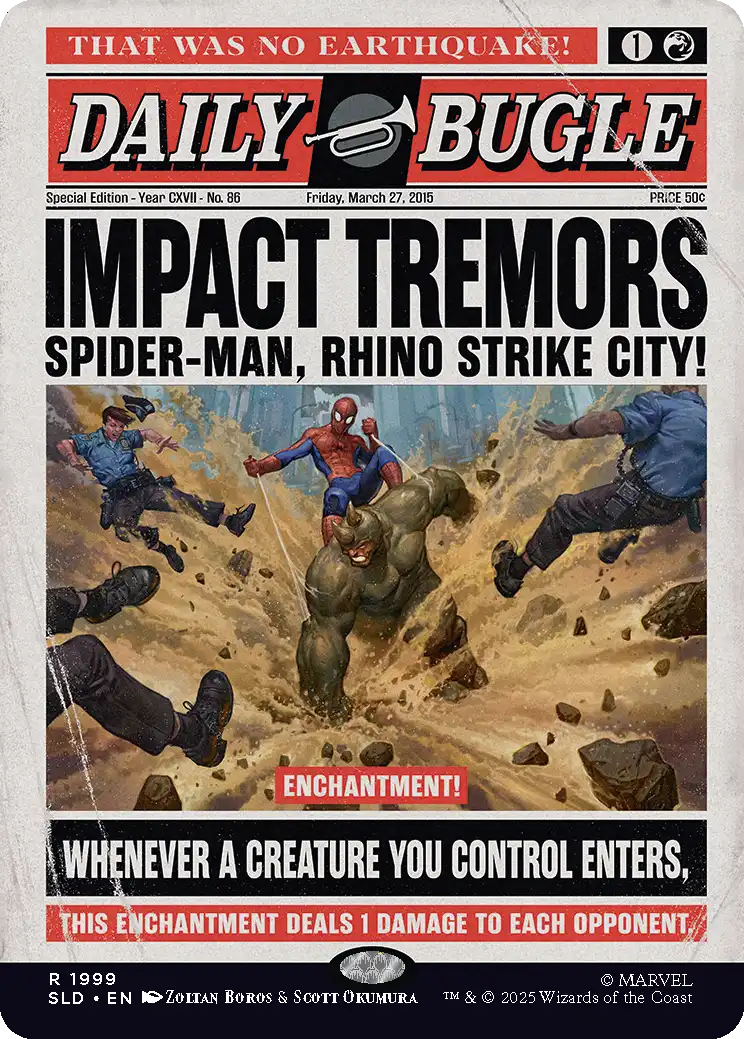 Secret Lair x Marvel's Spider-Man: Daily Bugle Breaking News
