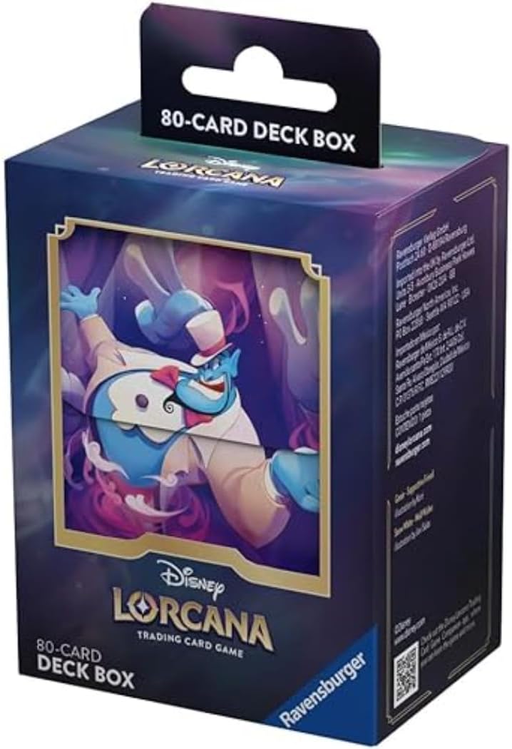 Lorcana TCG Deck Box: Genie – Supportive Friend (80 Cards)