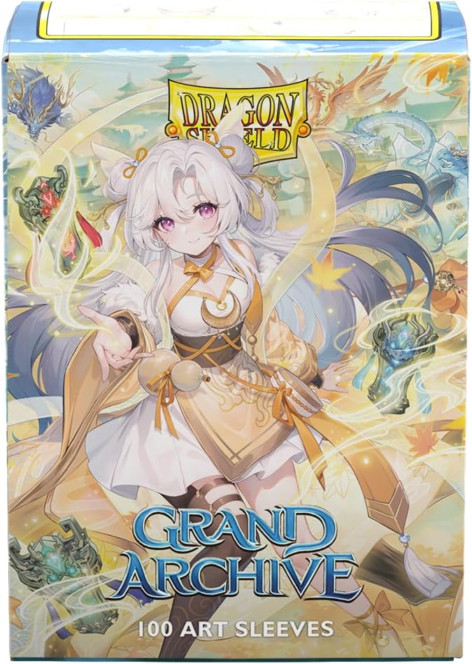 Dragon Shield Sleeves: Grand Archive - Guo Jia, Heaven's Favored - Matte Art Sleeves