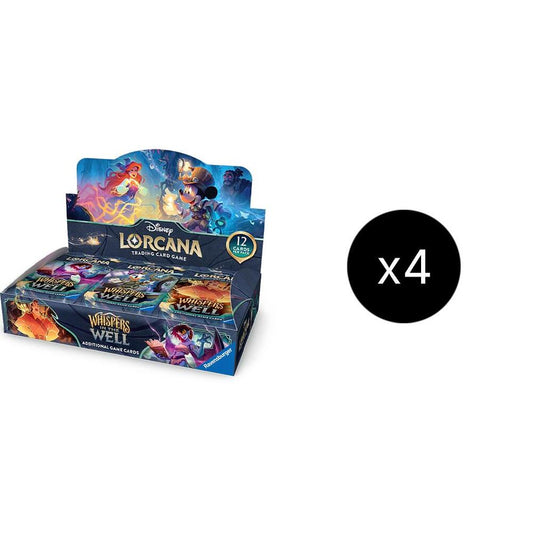 Lorcana Whispers in the Well Booster CASE (4x Booster Box)