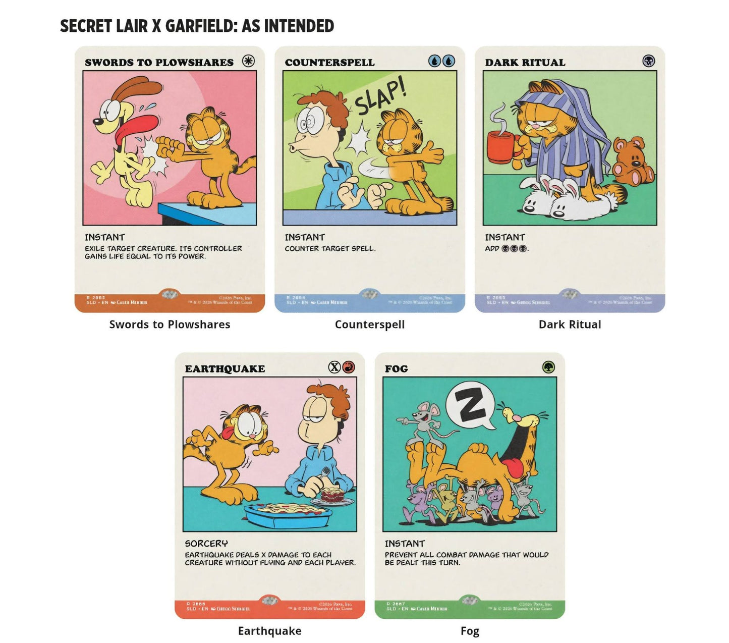 Secret Lair x Garfield: As Intended