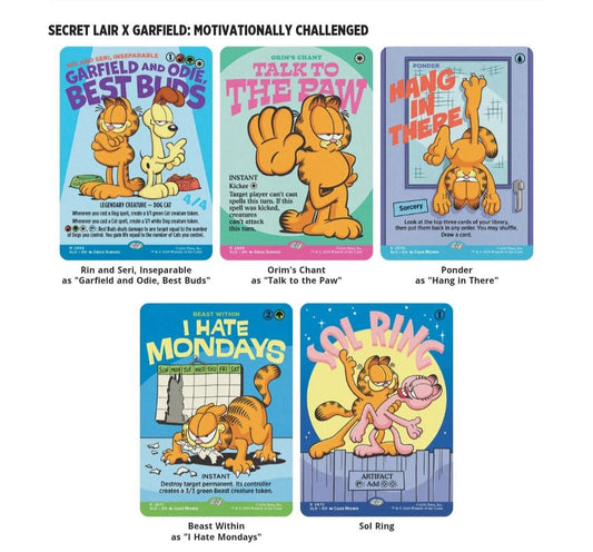 Secret Lair x Garfield: Motivationally Challenged