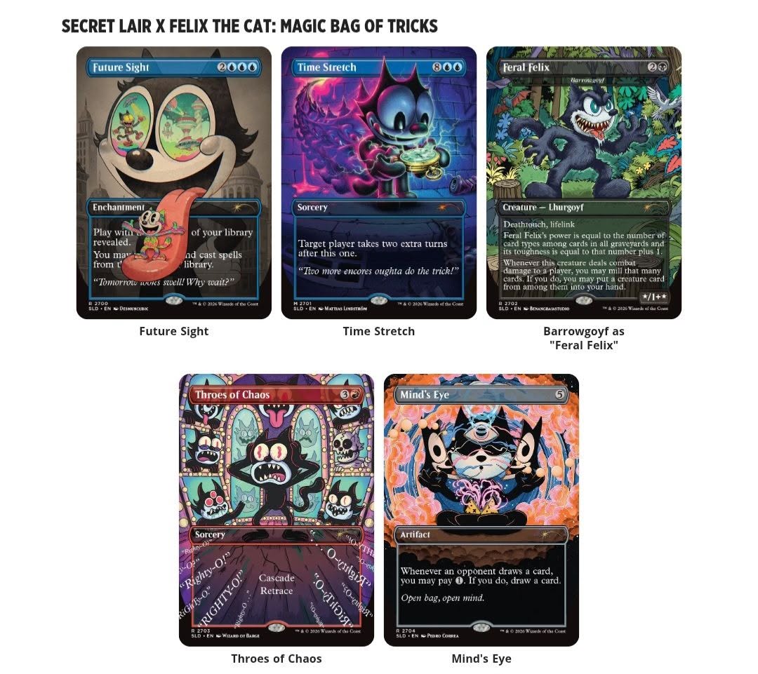 Secret Lair x Felix the Cat: Magic Bag of Tricks