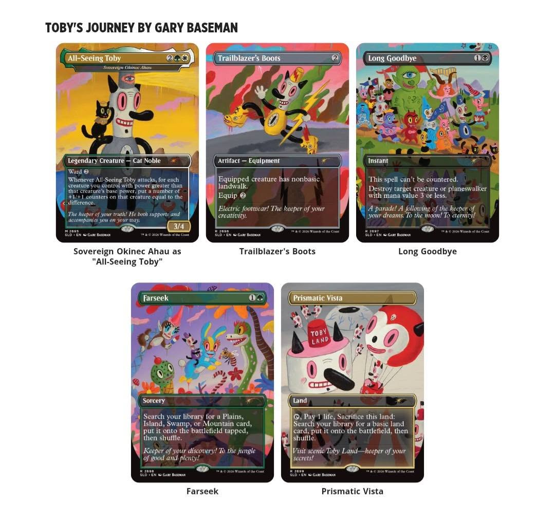 Secret Lair Drop: Toby's Journey by Gary Baseman