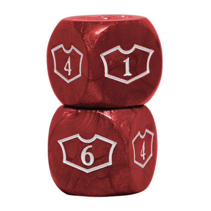 ULTRA PRO: 4 D6 Dice Set RED