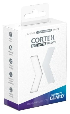 Ultimate Guard Cortex Matte Standard Sleeves - White (100-Pack)