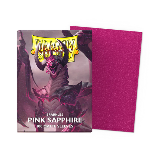 Dragon Shield Matte Sleeves - Pink Sapphire (100-Pack)