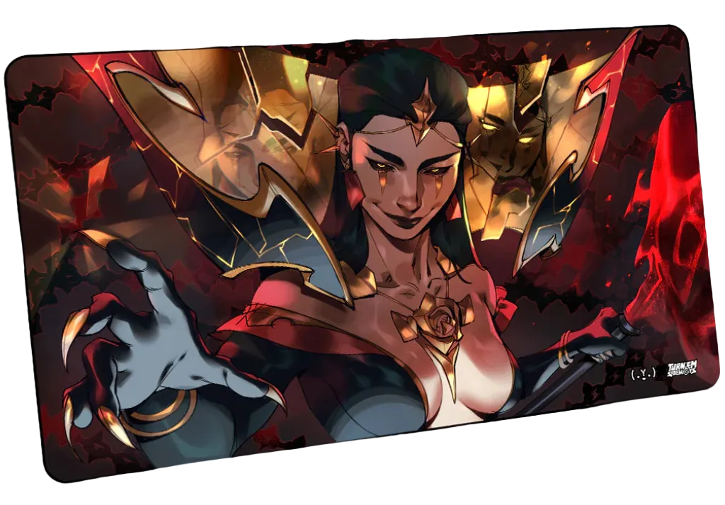 Turn'em Sideways Playmat - Deceiver with Zones