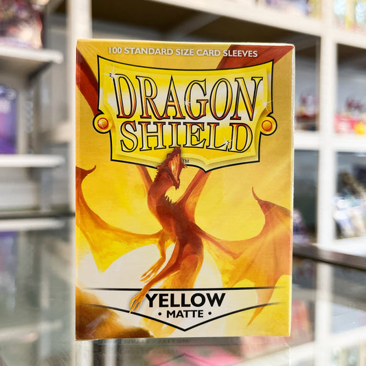Dragon Shield Matte Sleeves - Yellow (100-Pack)