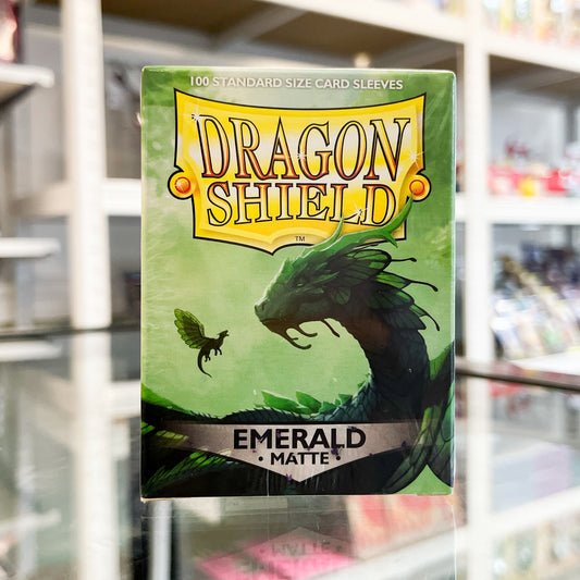 Dragon Shield Matte Sleeves - Emerald (100-Pack)