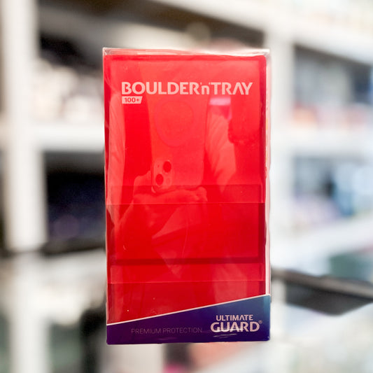 Ultimate Guard Boulder'n'Tray 100+ - Ruby