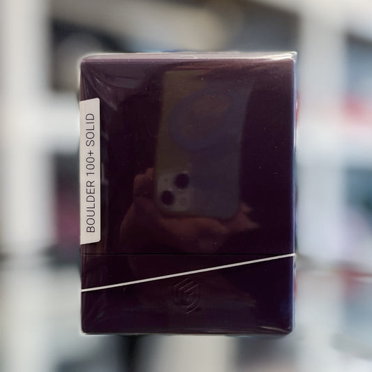 Ultimate Guard Boulder 100+ Standard Solid Purple Deck Case