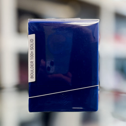 Ultimate Guard Boulder 100+ Standard Solid Blue Deck Case