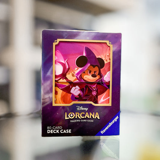 Lorcana TCG Deck Box: Mickey Mouse - Wayward Sorcerer (80 Cards)