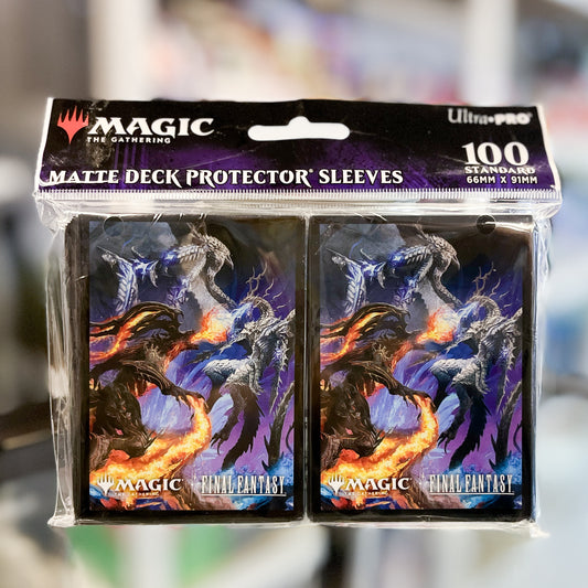 Bahamut and Ifrit 100ct Deck Protector Sleeves