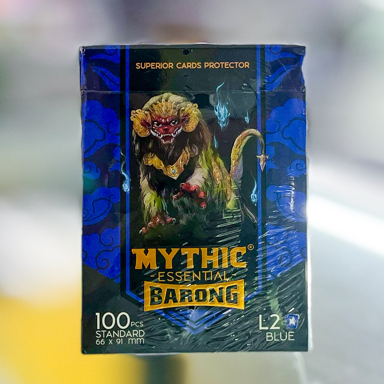 Mythic Essentials Barong 100pcs Standard Sleeves L2 Blue