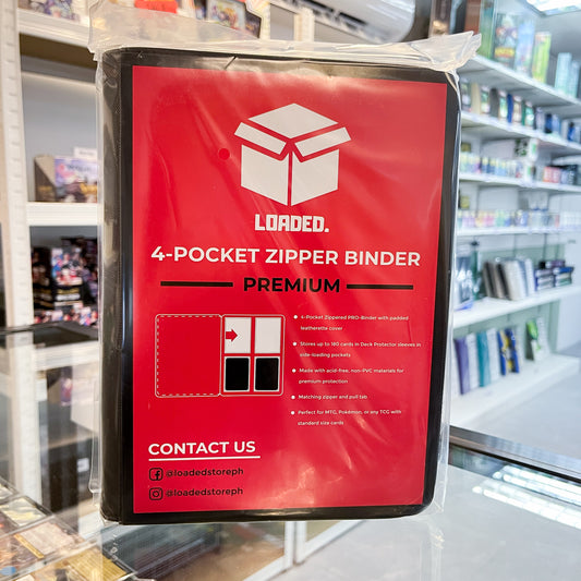 Loaded PH 4-Pocket Zipper Card Album Binder