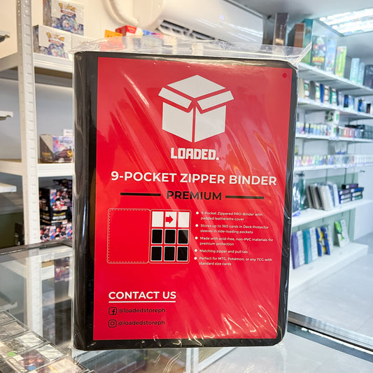 Loaded PH 9-Pocket Zipper Card Album Binder