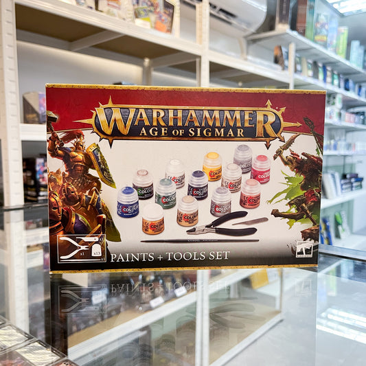 80-17 Warhammer Age of Sigmar: Paints + Tools Set