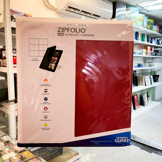24-Pocket ZipFolio XenoSkin-Red