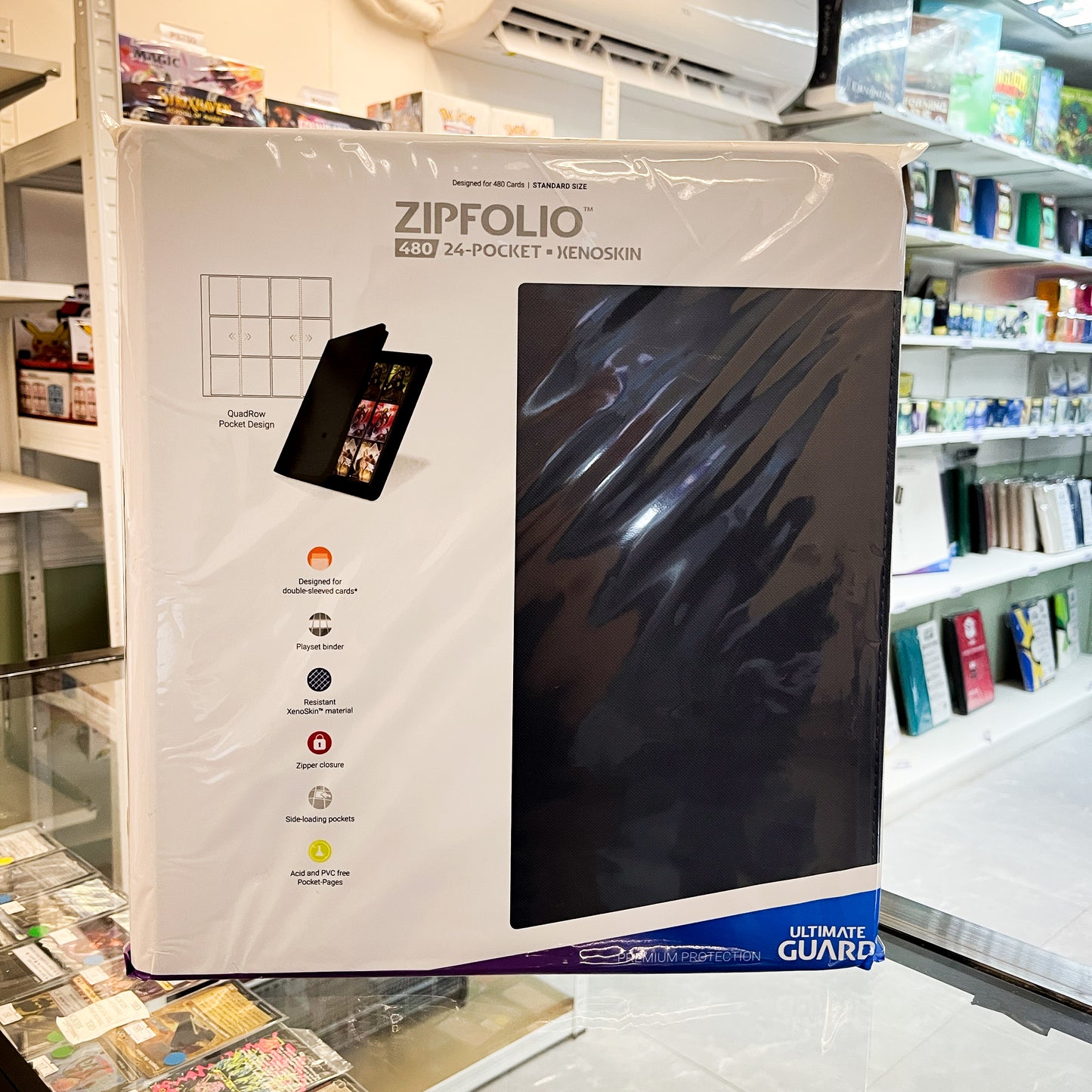 24-Pocket ZipFolio XenoSkin-Dark Blue