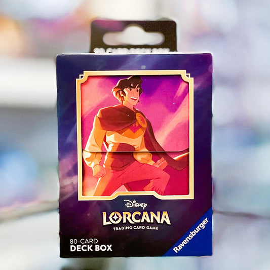 Lorcana TCG Deck Box: Aladdin – Heroic Outlaw (80 Cards)