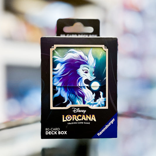 Lorcana TCG Deck Box: Sisu – Divine Water Dragon (80 Cards)