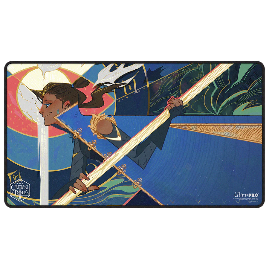 Ultra PRO Critical Role Radiants: The Mighty Nein Beauregard Lionett Black-Stitched Playmat