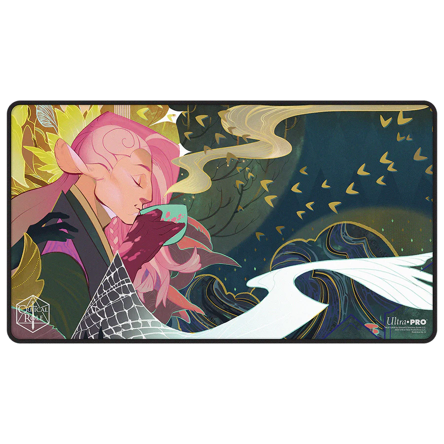 Ultra PRO Critical Role Radiants: The Mighty Nein Caduceus Clay Black-Stitched Playmat