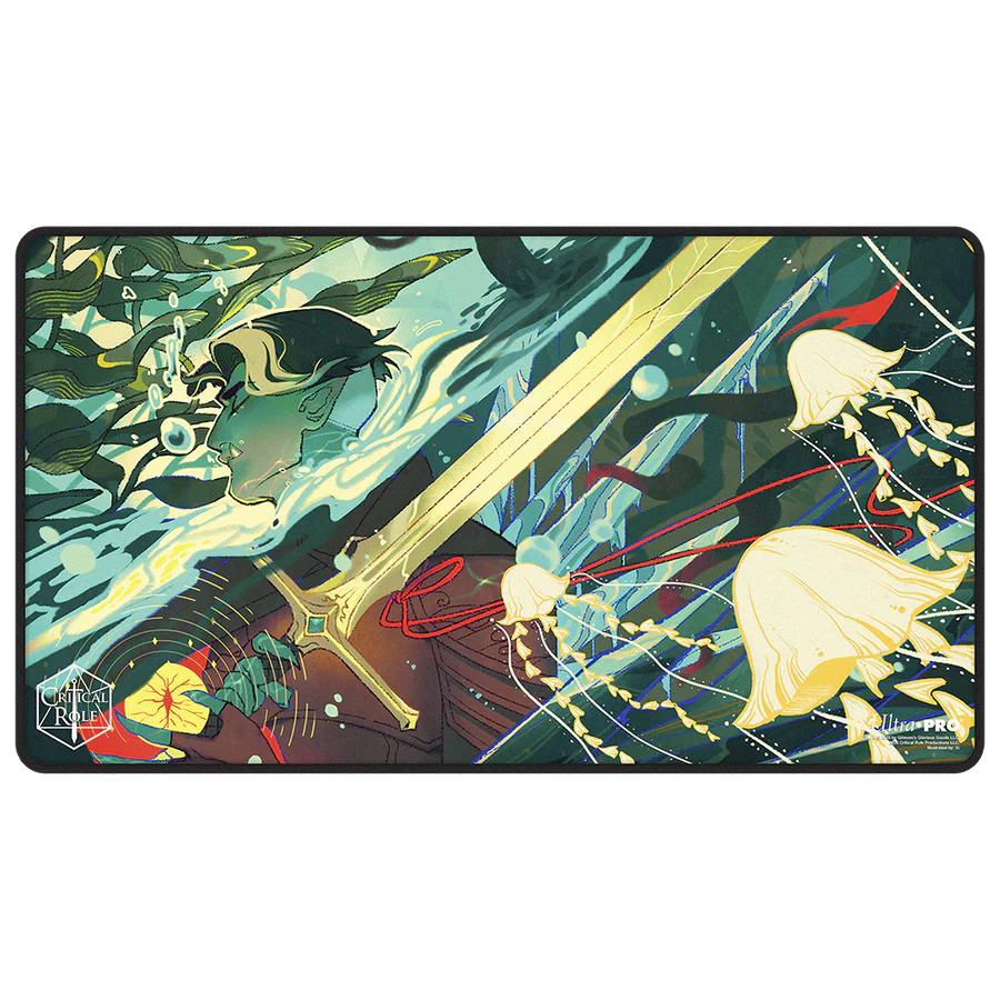 Ultra PRO Critical Role Radiants: The Mighty Nein Fjord Stone Black-Stitched Playmat