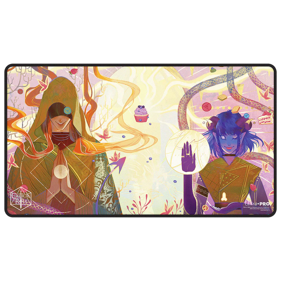 Ultra PRO Critical Role Radiants: The Mighty Nein Jester Lavorre Black-Stitched Playmat