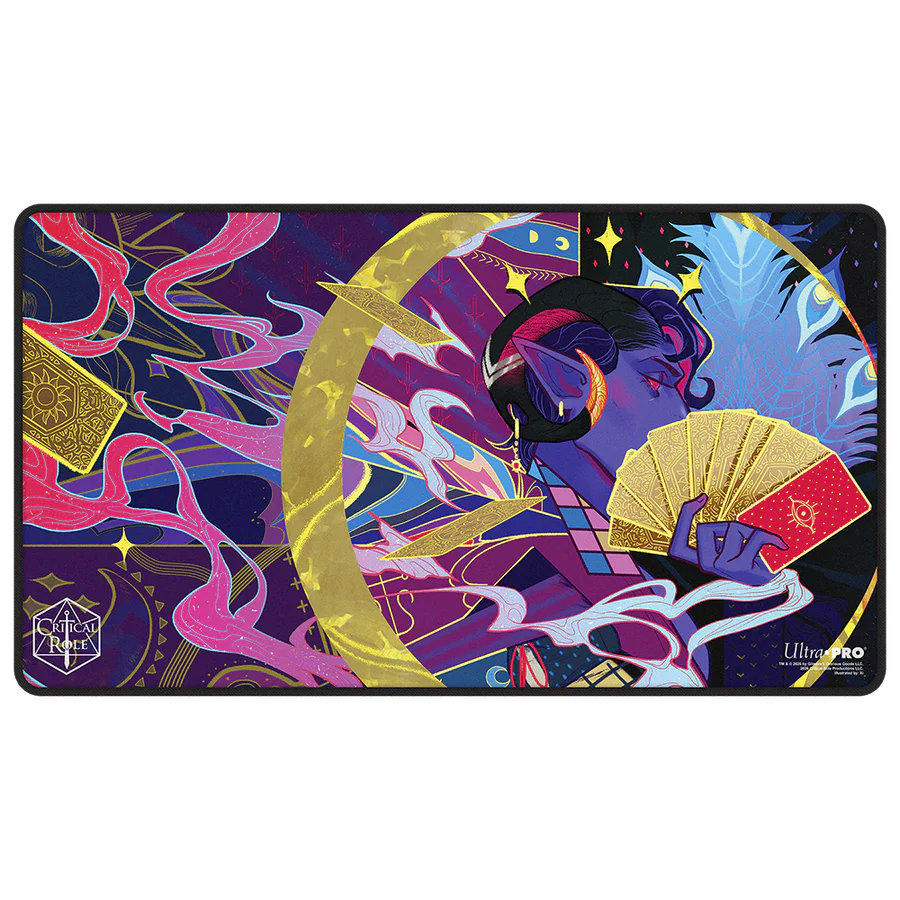 Ultra PRO Critical Role Radiants: The Mighty Nein Mollymauk Tealeaf Black-Stitched Playmat