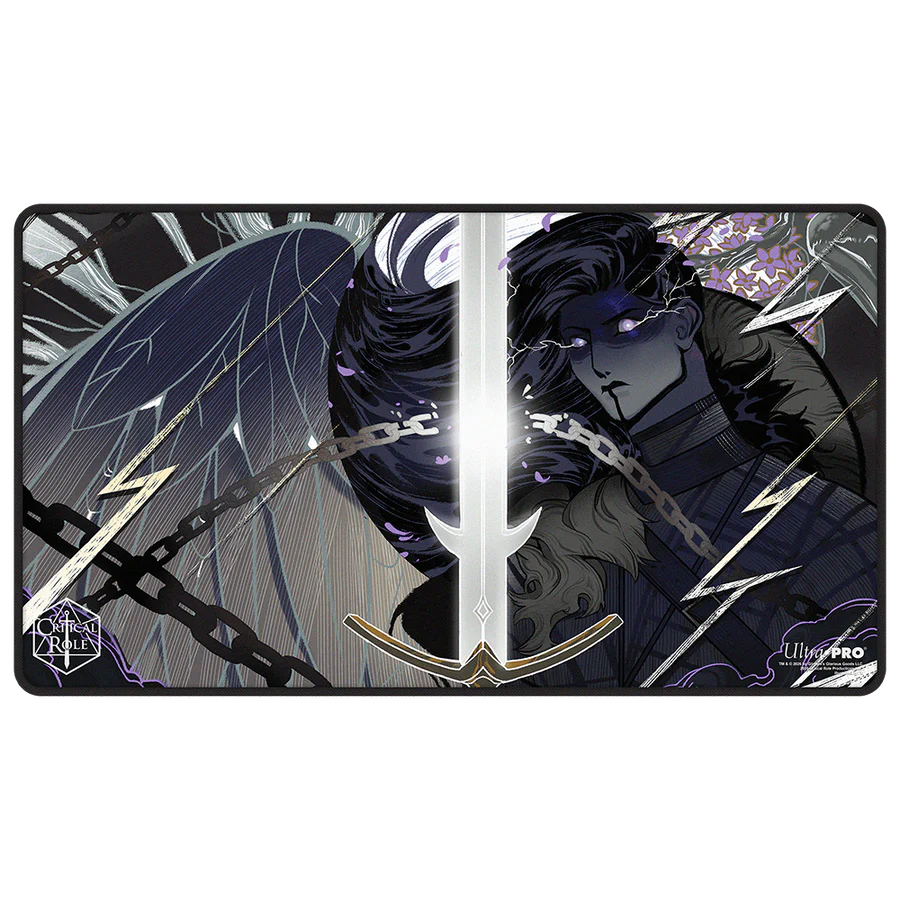 Ultra PRO Critical Role Radiants: The Mighty Nein Yasha Nydoorin Black-Stitched Playmat