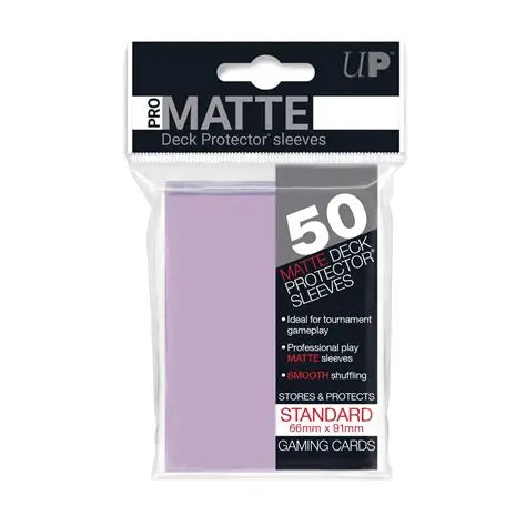 Ultra PRO Matte Standard Deck Protector Sleeves 50ct - Purple