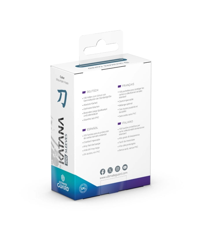 Katana 2019 Standard Size Sleeves - Mountain Haze (100-Pack)