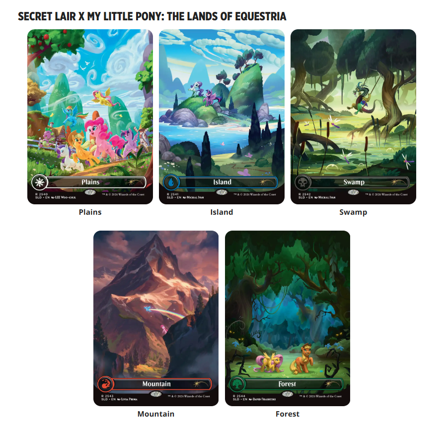 Secret Lair x My Little Pony: The Lands of Equestria