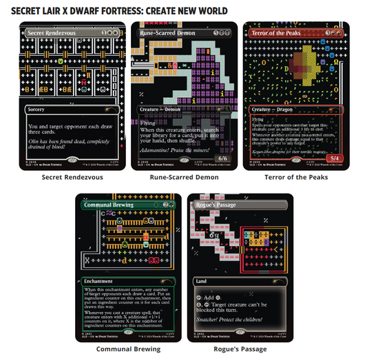 Secret Lair x Dwarf Fortress: Create New World
