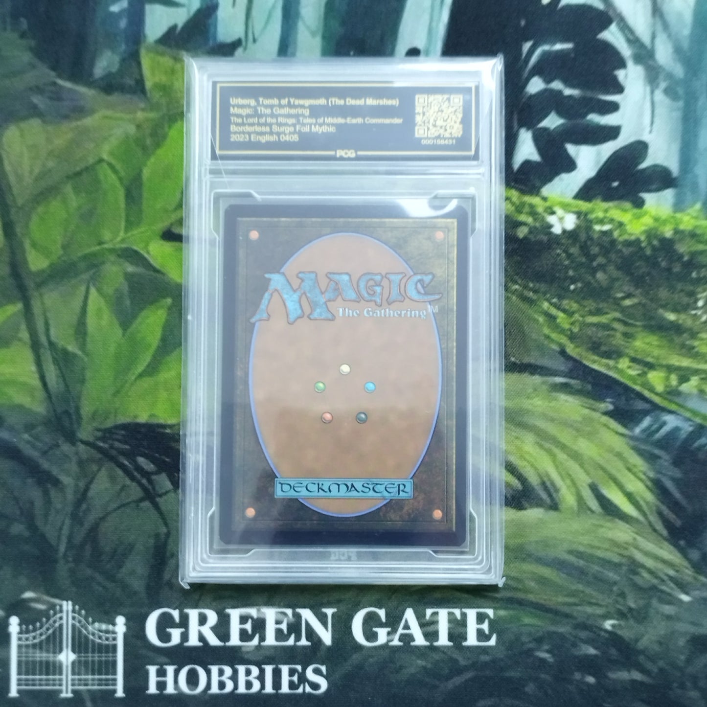 The Dead Marshes - Urborg, Tomb of Yawgmoth (Surge Foil) - Commander: The Lord of the Rings: Tales of Middle-earth - PCG 9.5 Gem Mint