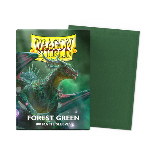Dragon Shield Matte Sleeves - Forest Green (100-Pack)