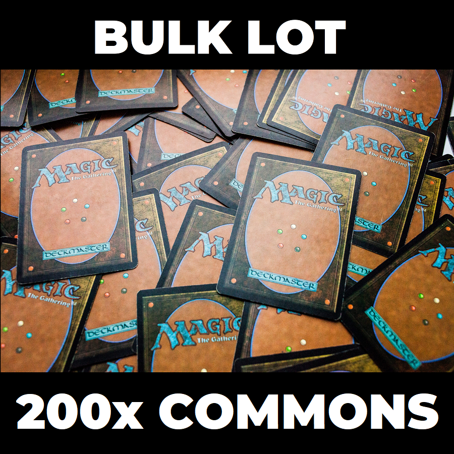 Bulk Lot 200x - Magic the Gathering (MTG) Cards - Commons - Some Duplicates