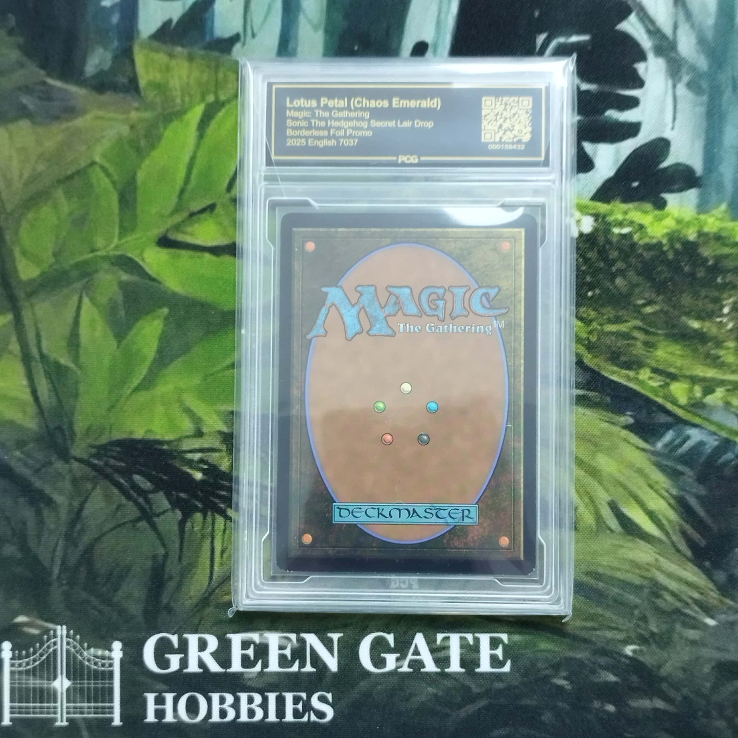 Chaos Emerald - Lotus Petal (7037) - Secret Lair Drop Series - PCG 9.5 Gem Mint