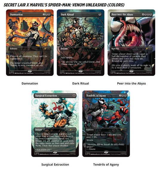 Secret Lair x Marvel's Spider-Man: Venom Unleashed (Colors)